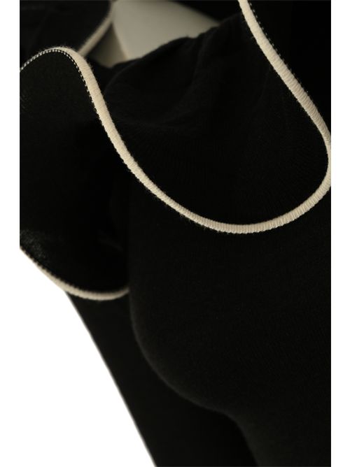 Maglia con rouches in viscosa NO SECRETS | 253NS045LIQUIRIZIA PROFILILATTE